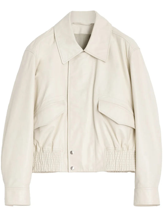 Leather Bomber Jacket