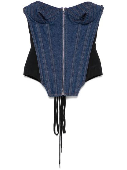 Denim Corset
