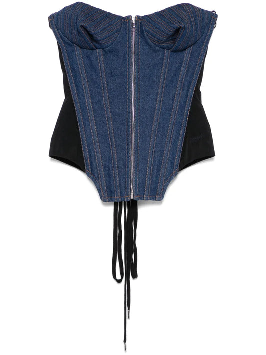 Denim Corset