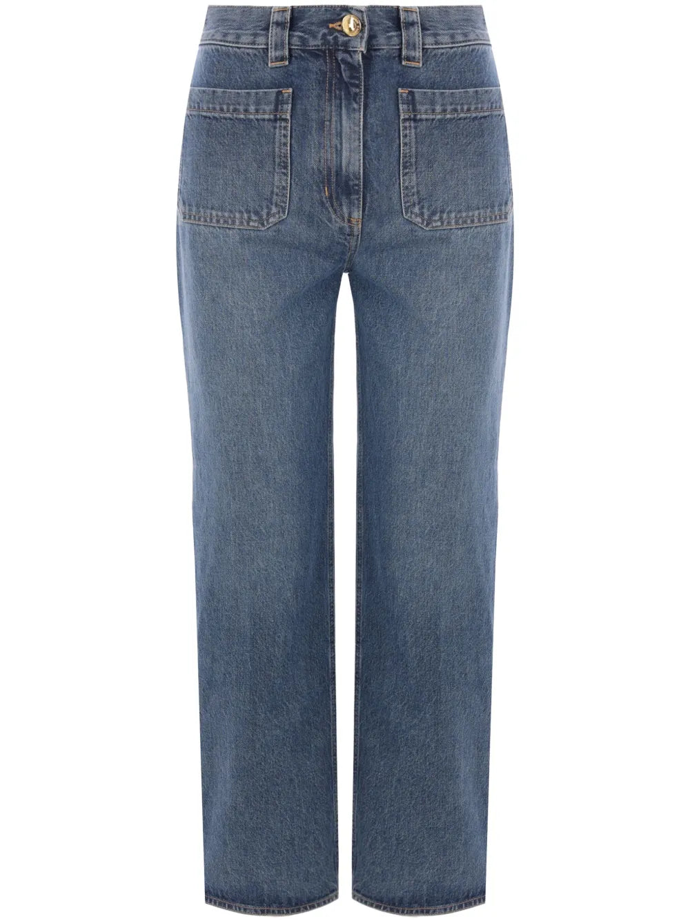 Mid-Rise Cropped Jeans