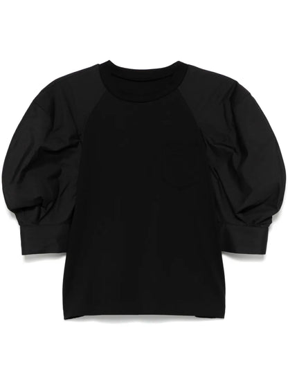 Contrasting-Sleeves T-Shirt
