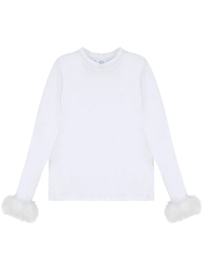 Feather-Detail T-Shirt