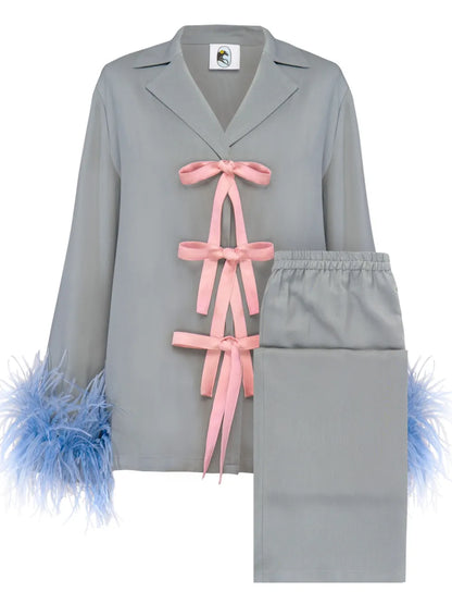 The Bow Pajama Set