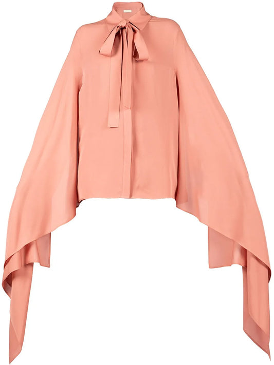 Draped-Sleeve Shirt