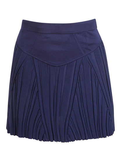 Ribbed Mini Skirt