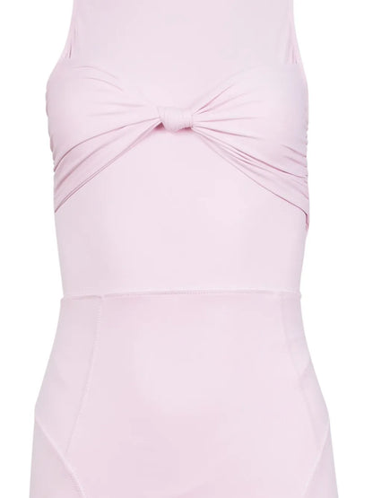 Knot-Detail Jersey Midi Dress