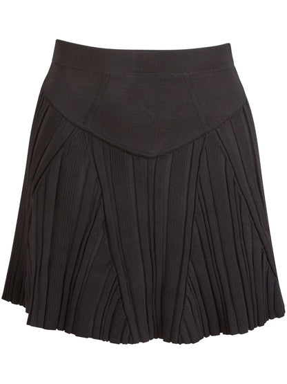 Ribbed Mini Skirt