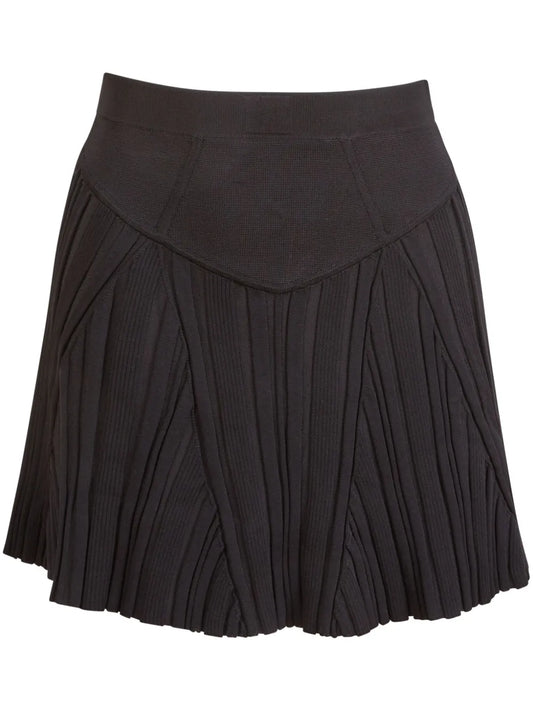 Ribbed Mini Skirt