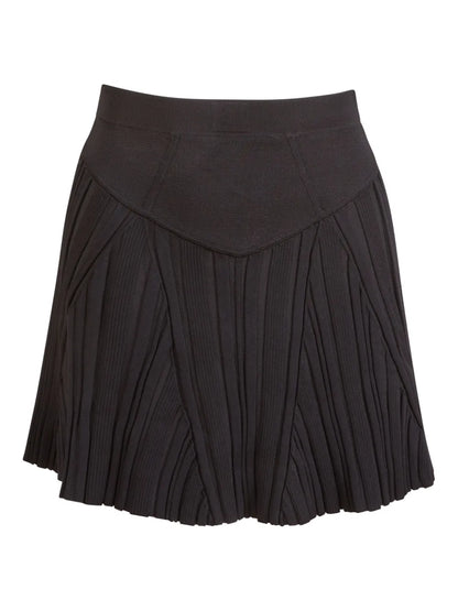 Ribbed Mini Skirt