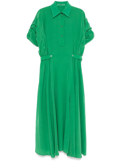 Silk Midi Dress