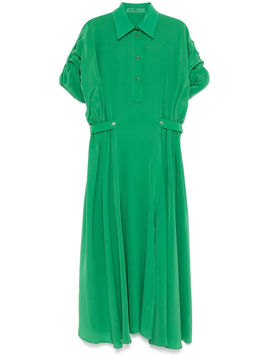 Silk Midi Dress