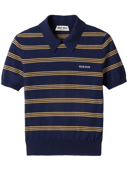 Striped Polo Top