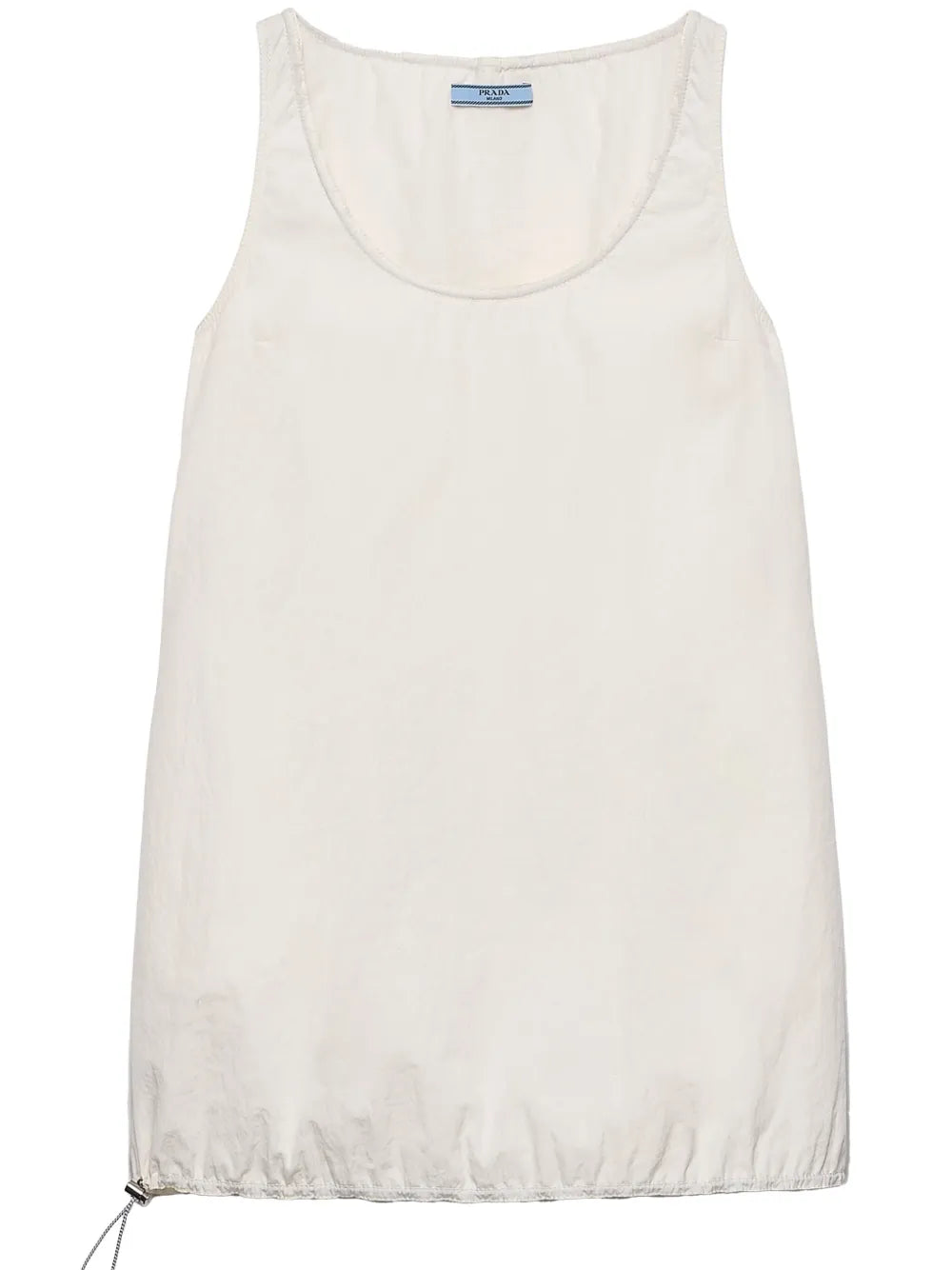 Pongé Sleeveless Mini Dress
