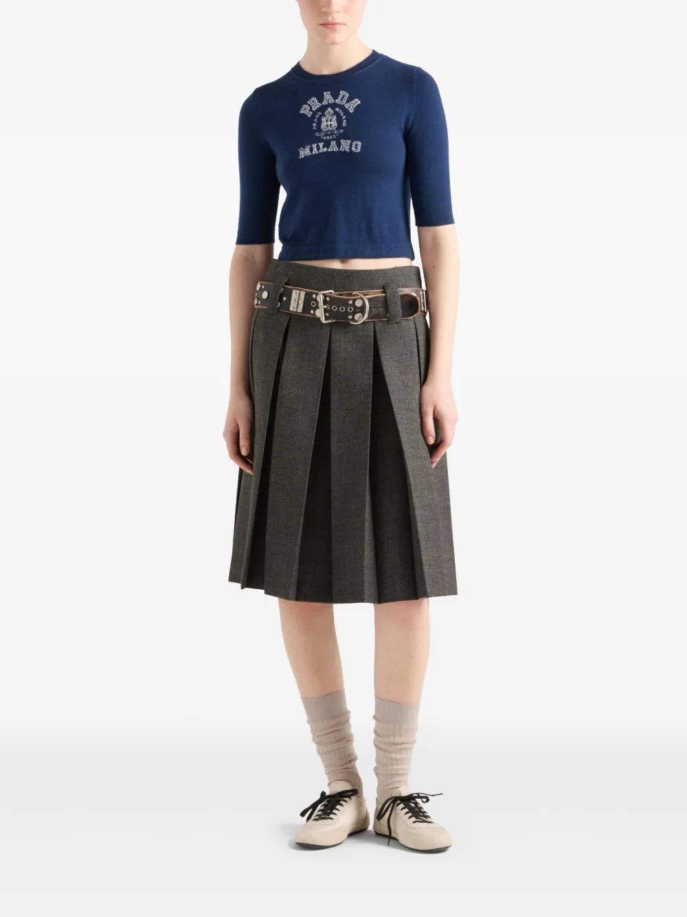 Logo-Intarsia Cashmere Jumper