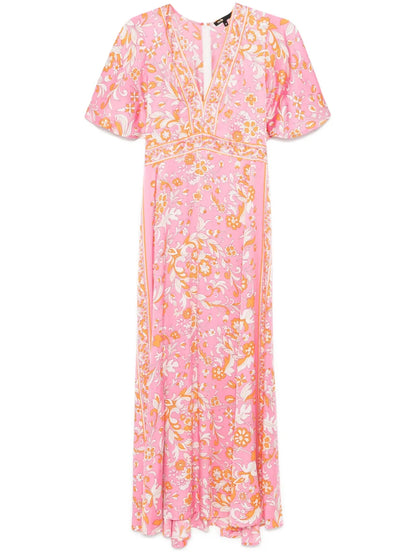 Floral-Print Maxi Dress