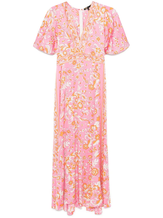 Floral-Print Maxi Dress