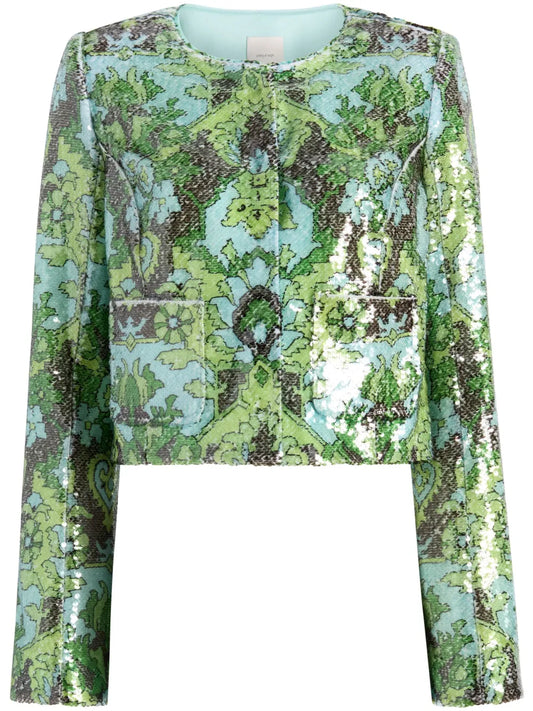 Sequin Damask Aspen Jacket