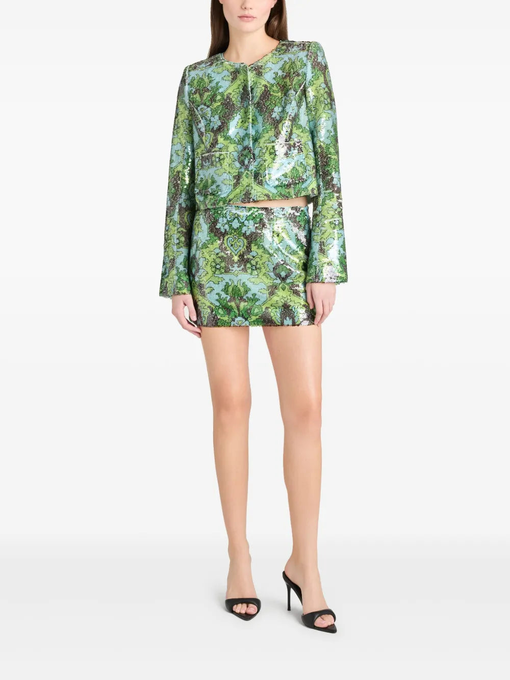 Sequin Damask Aspen Jacket