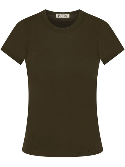 Crew-Neck Long-Sleeved T-Shirt