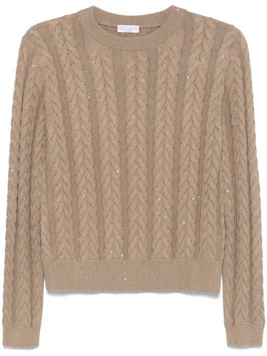 Cable-Knit Sweater