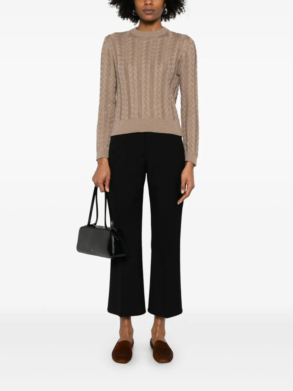Cable-Knit Sweater