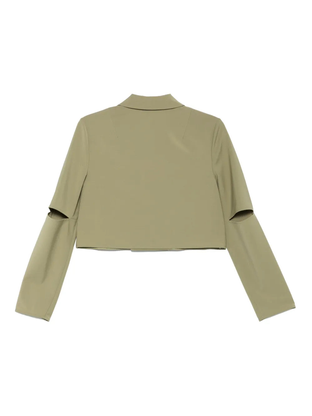Double-Breasted Cropped Blazer