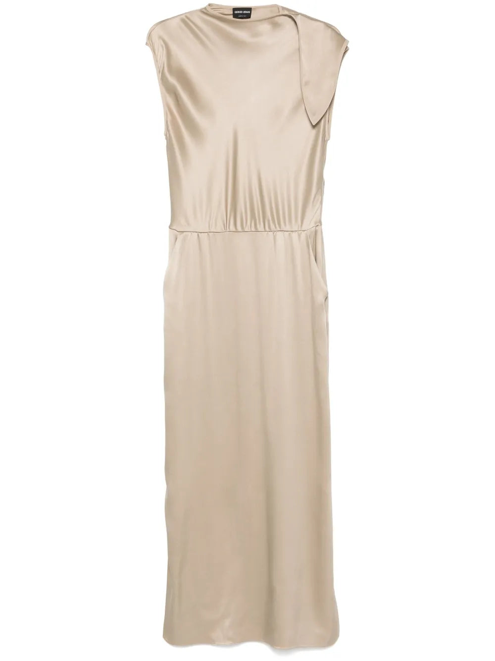 Tie-Shoulder Gown