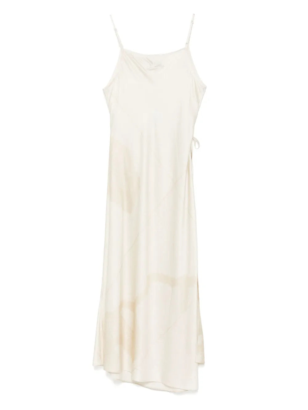 Satin-Finish Mid Dress