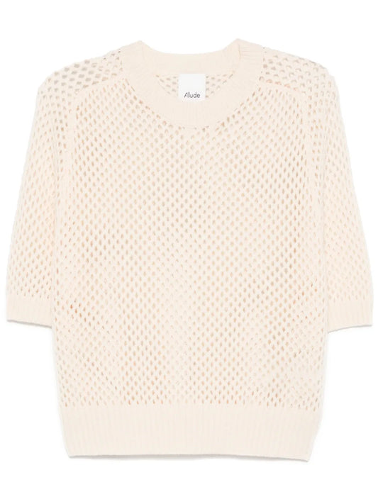 Open-Knit T-Shirt