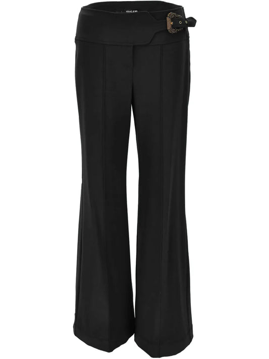 Belted Flared Trousers
