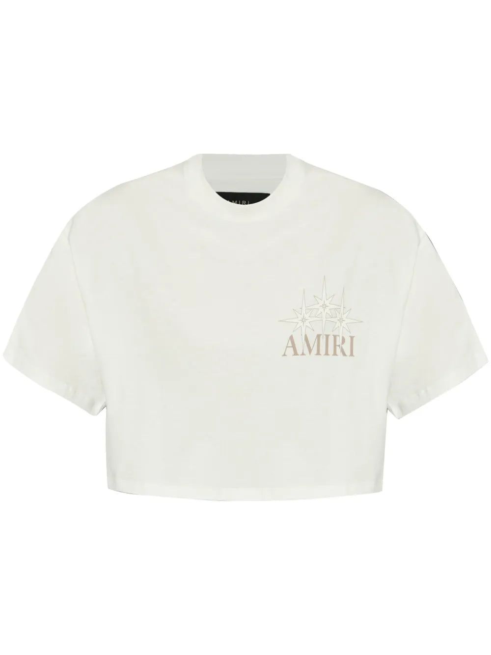 Logo-Print Cropped T-Shirt