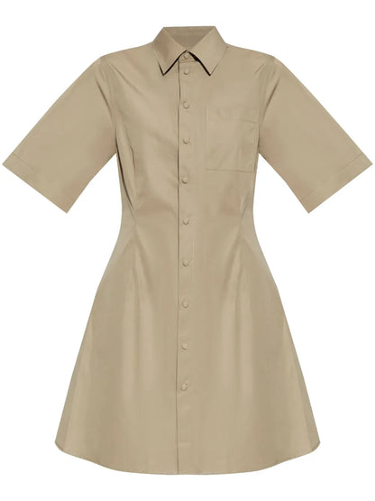 Cotton Shirt Dress