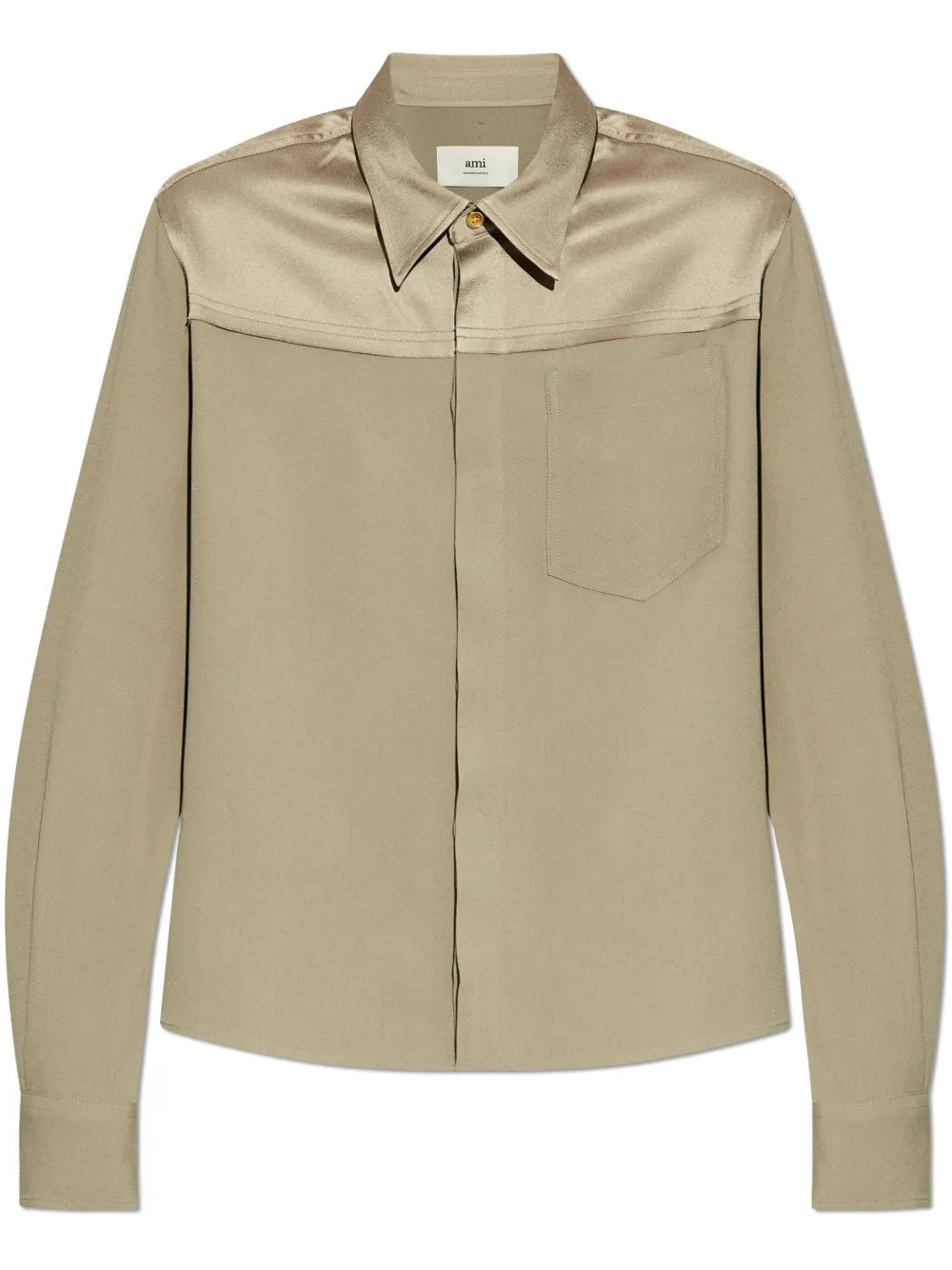 Pointed-Collar Shirt