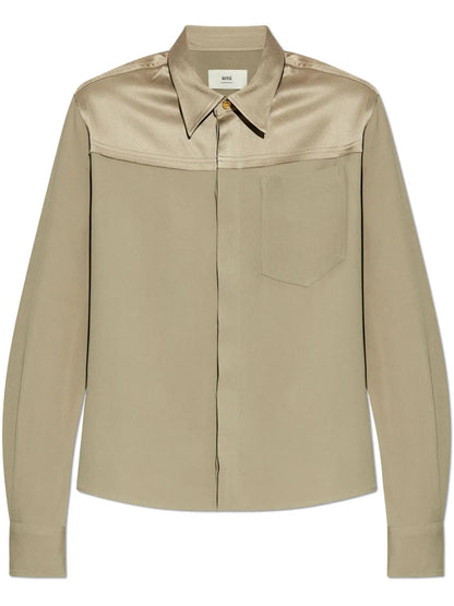 Pointed-Collar Shirt
