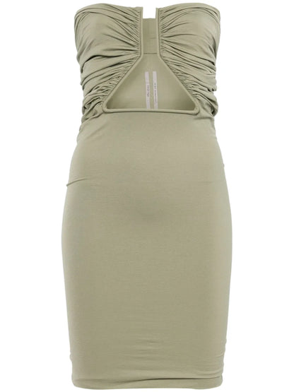Prong-Detail Jersey Mini Dress