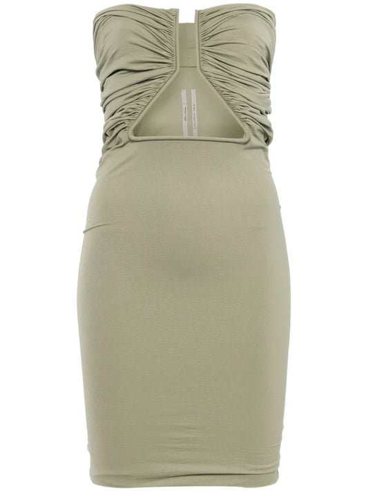 Prong-Detail Jersey Mini Dress
