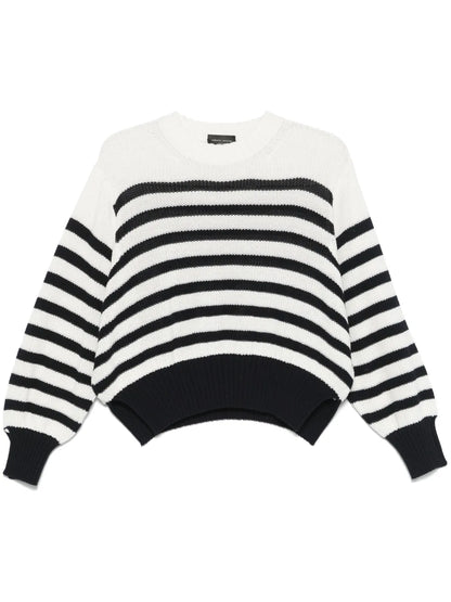 Striped Cotton Sweater