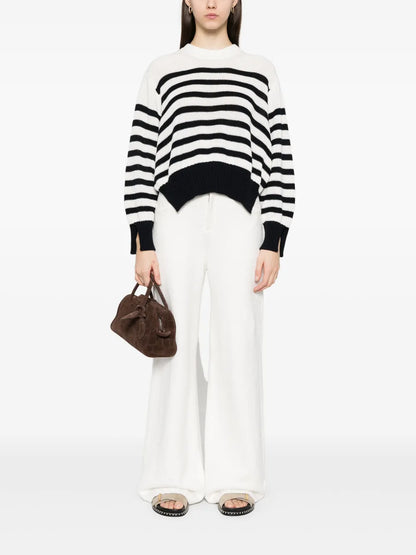 Striped Cotton Sweater