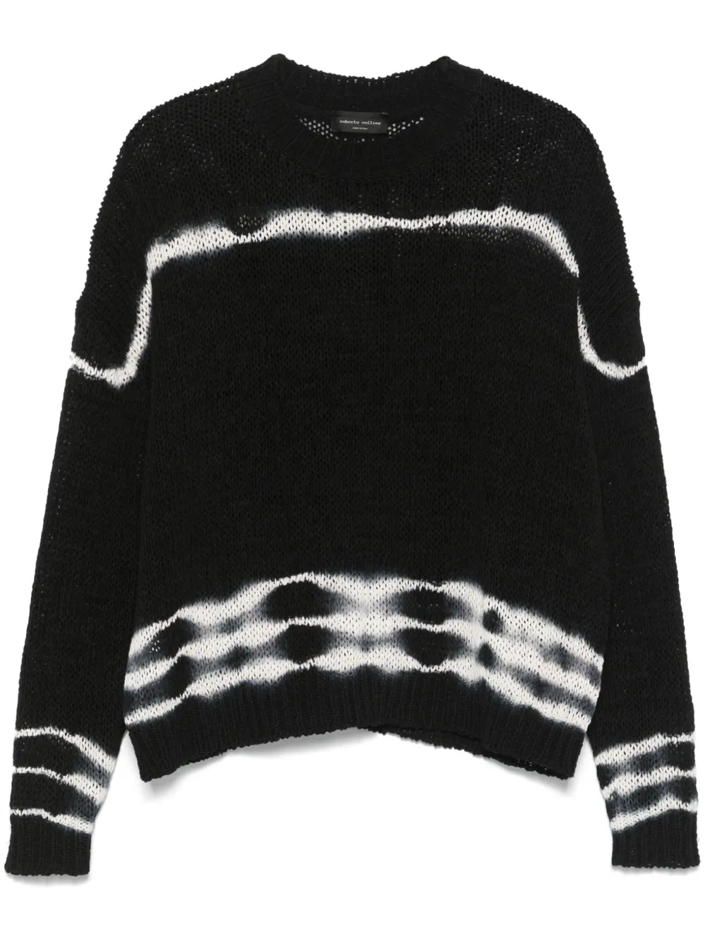 Bleached-Effect Sweater