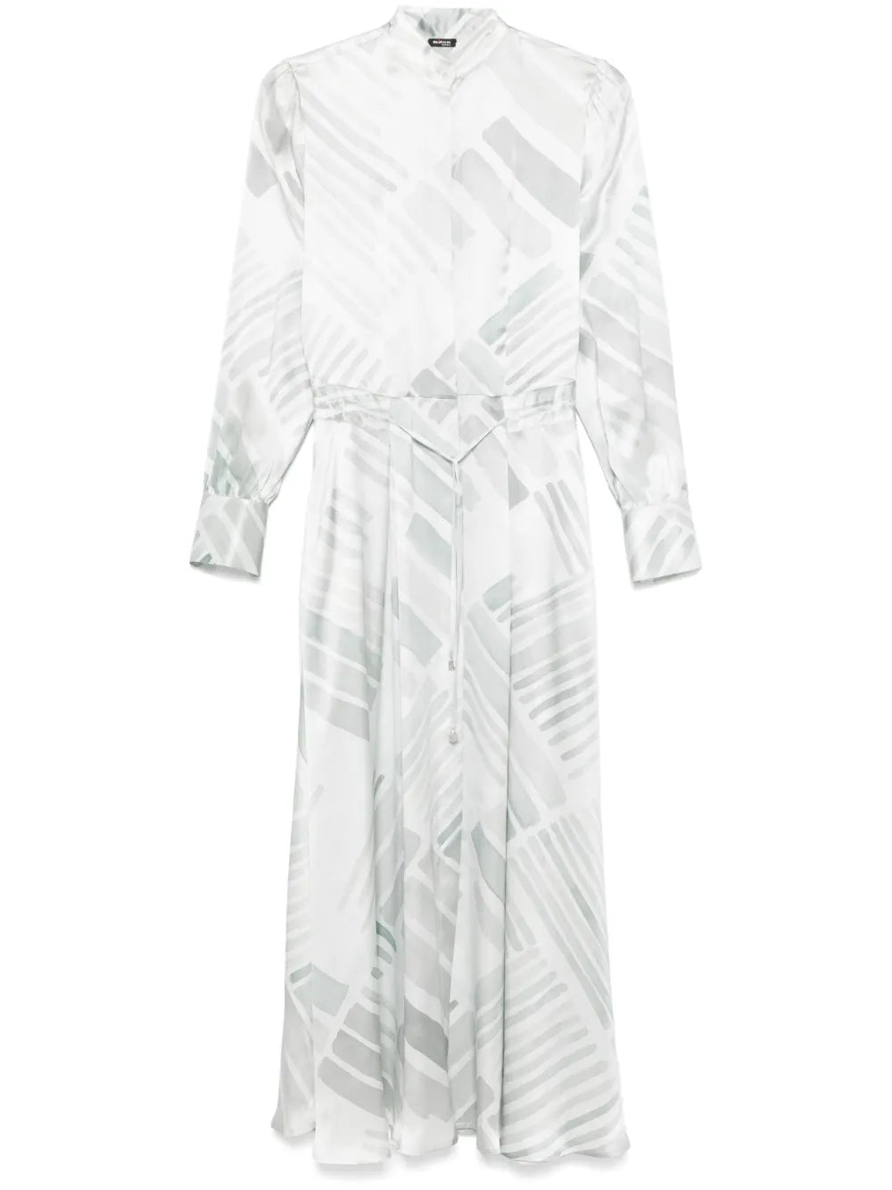 Abstract-Print Maxi Dress