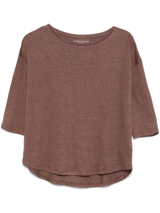 Slub-Texture T-Shirt