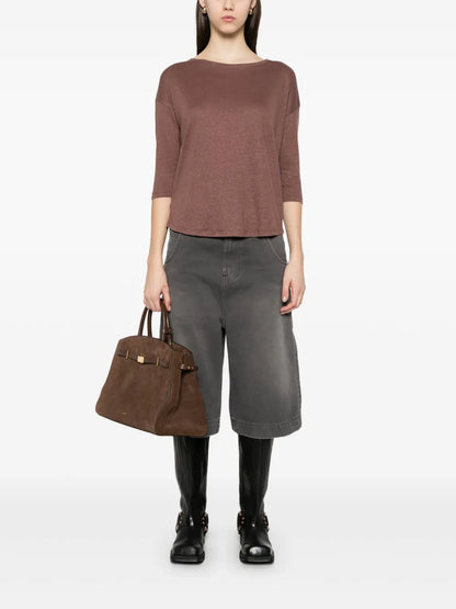 Slub-Texture T-Shirt