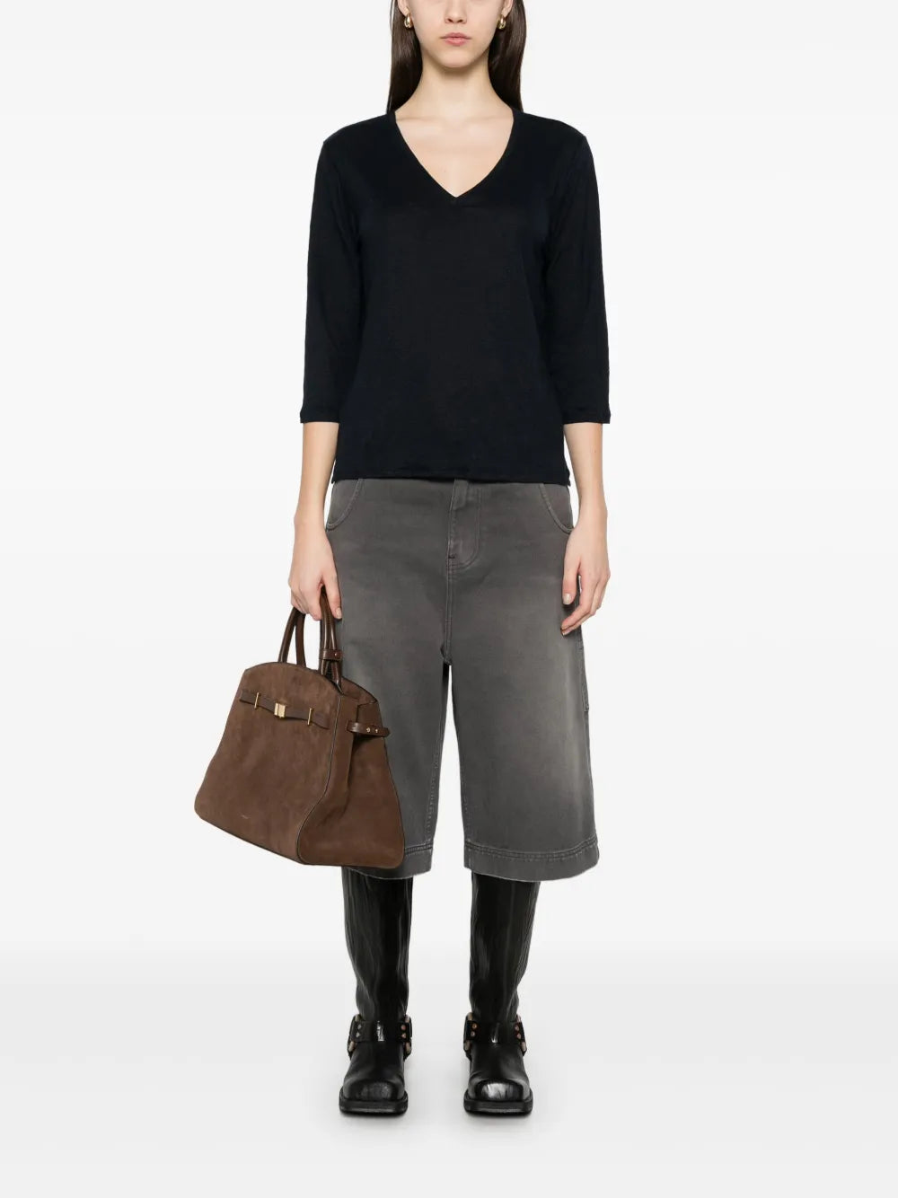 Slub-Texture T-Shirt