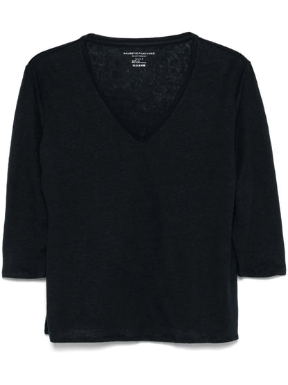Slub-Texture T-Shirt