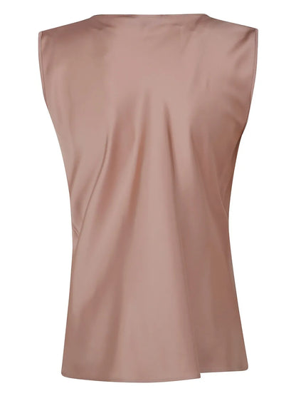 Draped-Detail Tank Top
