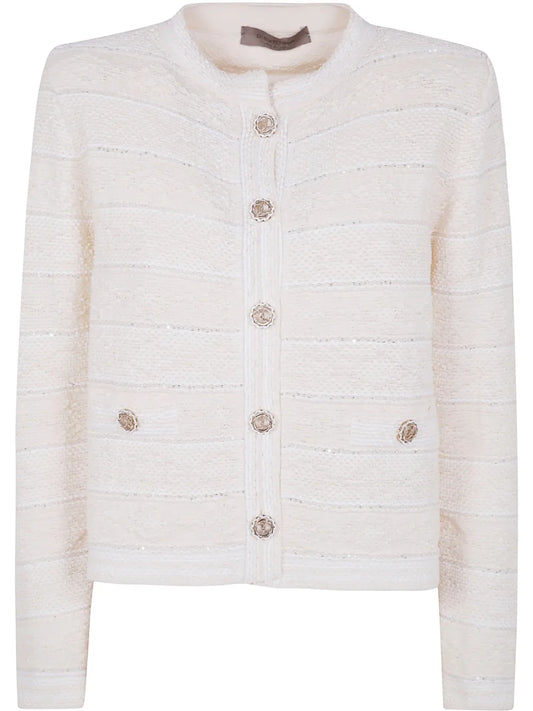 Ivory Tweed Jacket