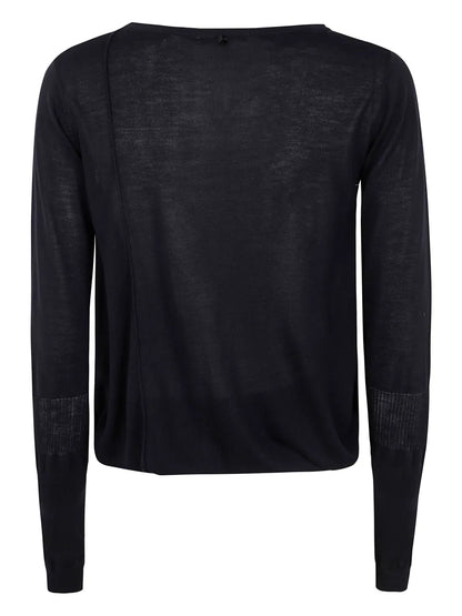 Drap-Detailing T-Shirt