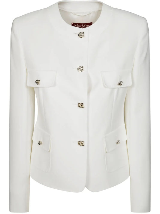 Collarless Jacket