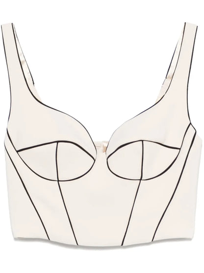 Contrasting Corset Top