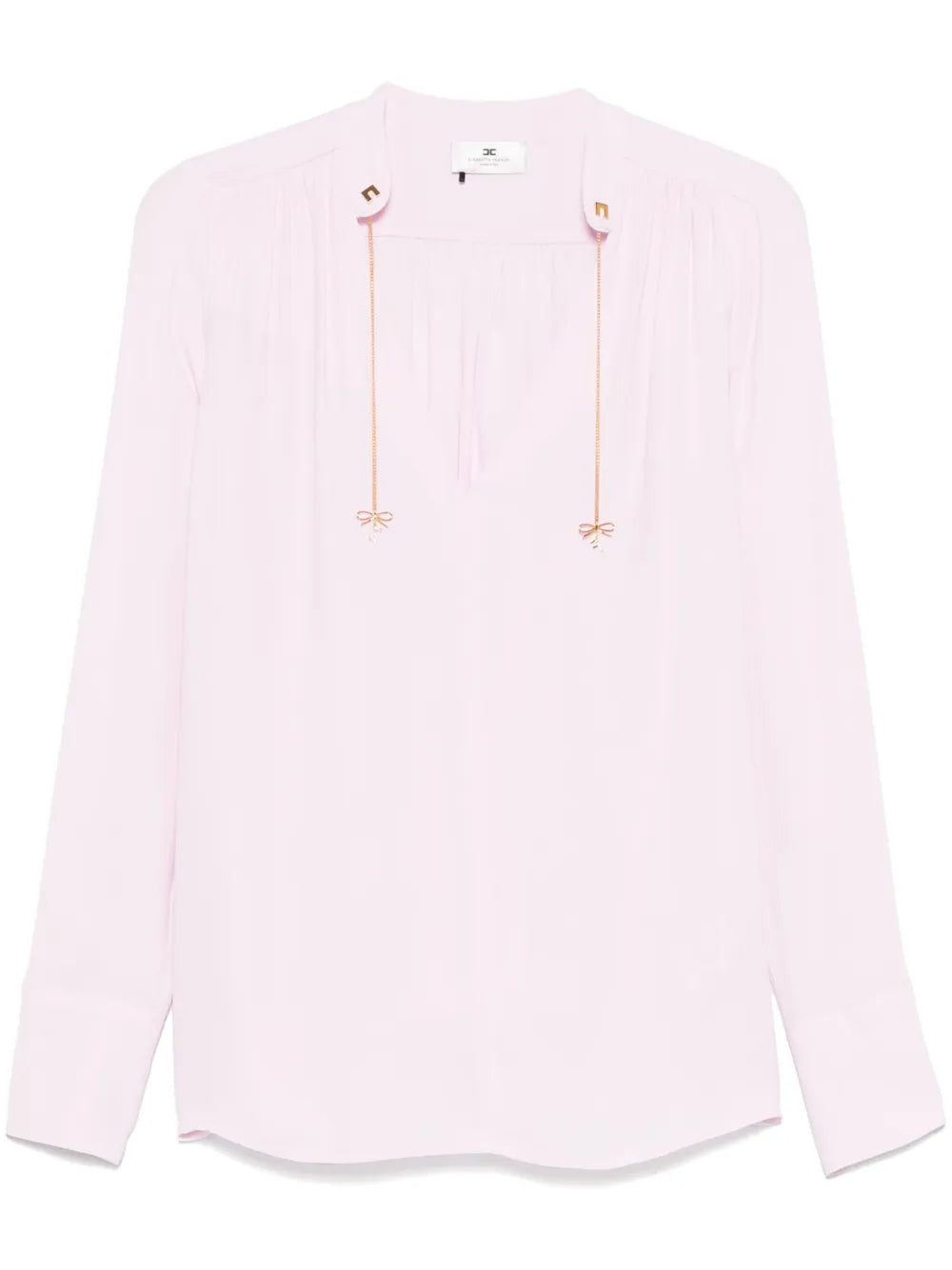 Logo-Charm Georgette Blouse
